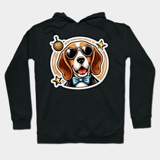 Beagle Disco Bunny Hoodie